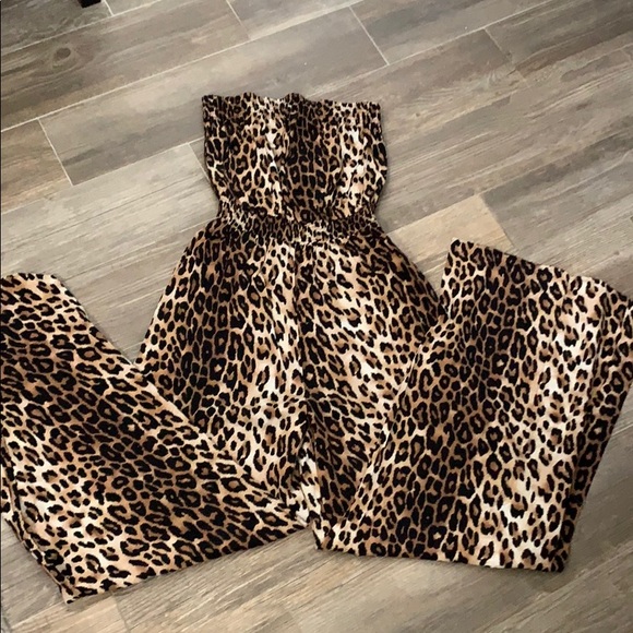 Forever 21 Pants - Leopard Jumpsuit